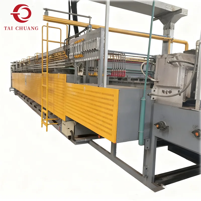 فرن الحزام الشبكي المستمر